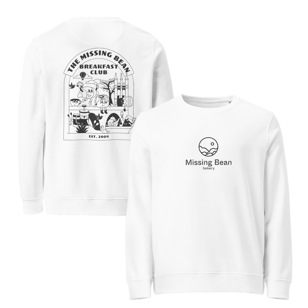 Missing Bean Breakfast Club: Organic Sweatshirt