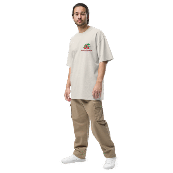 Cowleyfornia Apples Oversized Faded T-Shirt - Image 2